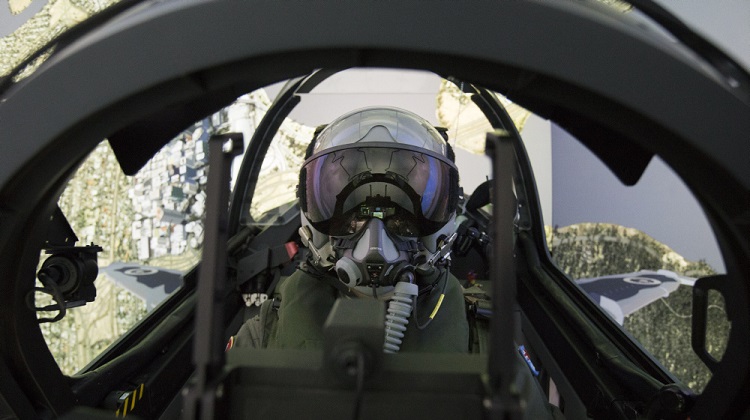 79 Squadron Trainee, Flying Officer Iain Roberts-Thomson, operates the Hawk Simulator on a training evolution over a simulated Perth, Western Australia, at RAAF Base Pearce. *** Local Caption *** Fast-jet pilots on 79 Squadrons Introductory Fighter Course are now training on a new, state-of-the-art HAWK Full Mission Simulator (FMS). The Hawk FMS gives students a realistic simulation of the Hawk aircraft, better preparing them for flight. The Hawk FMS has set a new benchmark for fighter-trainer simulation, giving trainee pilots better training through a more accurate experience.